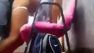 وضعية الوقف في الجنس مع قذف داخلي