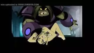 hardcore hentai: doggystyle pounding in back room